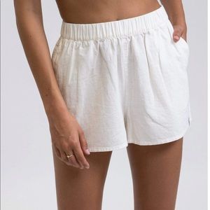 Rhythm White Beach Shorts